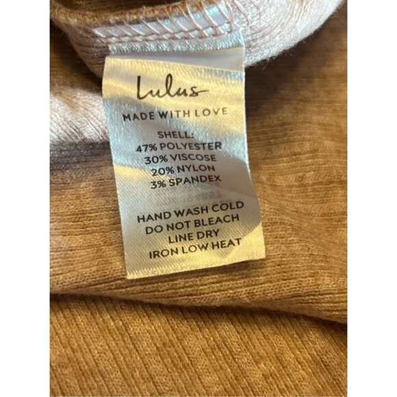 Lulus Small Adorable Option Heather Blush Long Sleeve Mini Sweater Dress - Picture 9 of 10